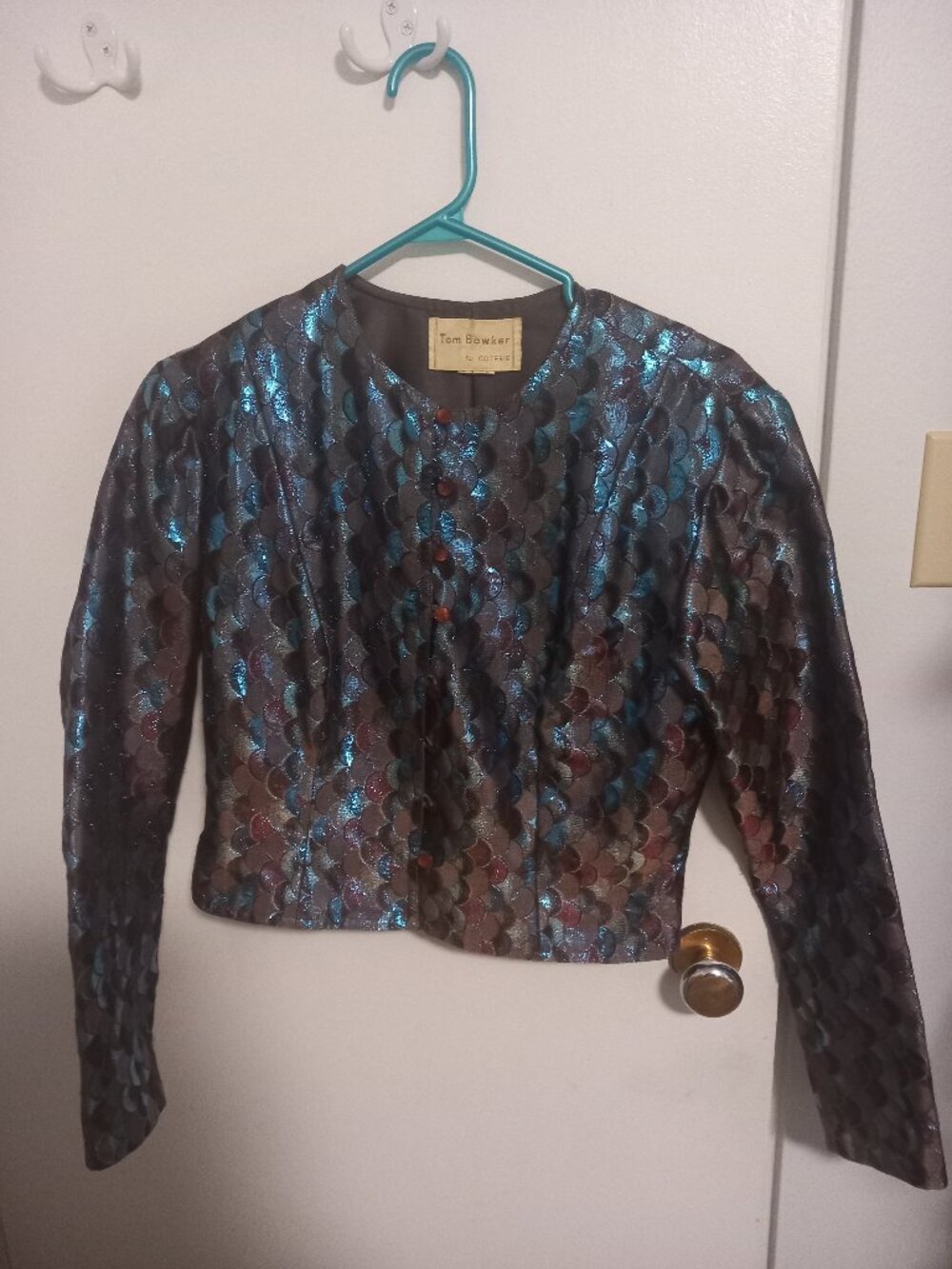 Vintage Scaled Blazer Top